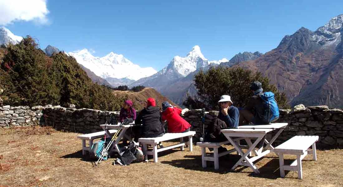 Everest base camp trek with Island peak climbing 