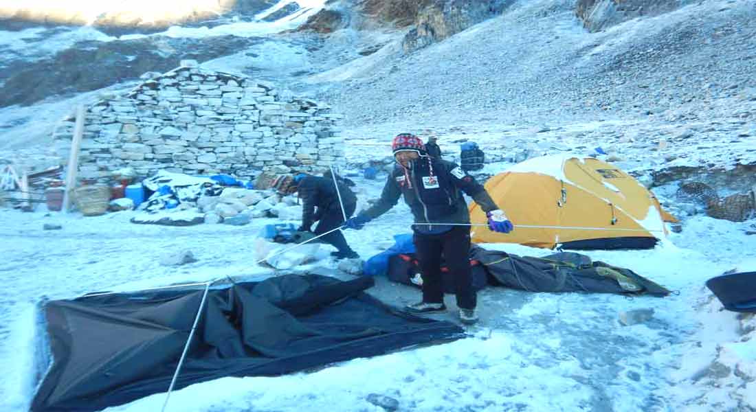 Mera and Island peak climbing via the Amphu Lapcha pass