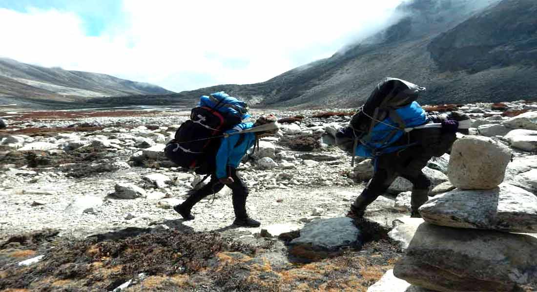 Mera and Island peak climbing via the Amphu Lapcha pass