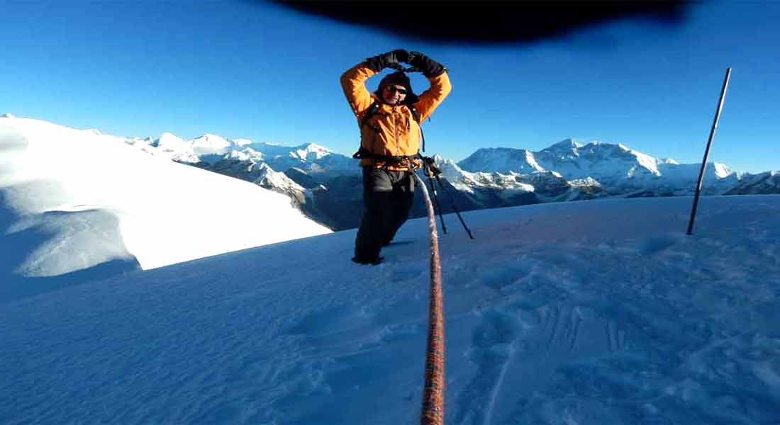 Mera and Island peak climbing via the Amphu Lapcha pass