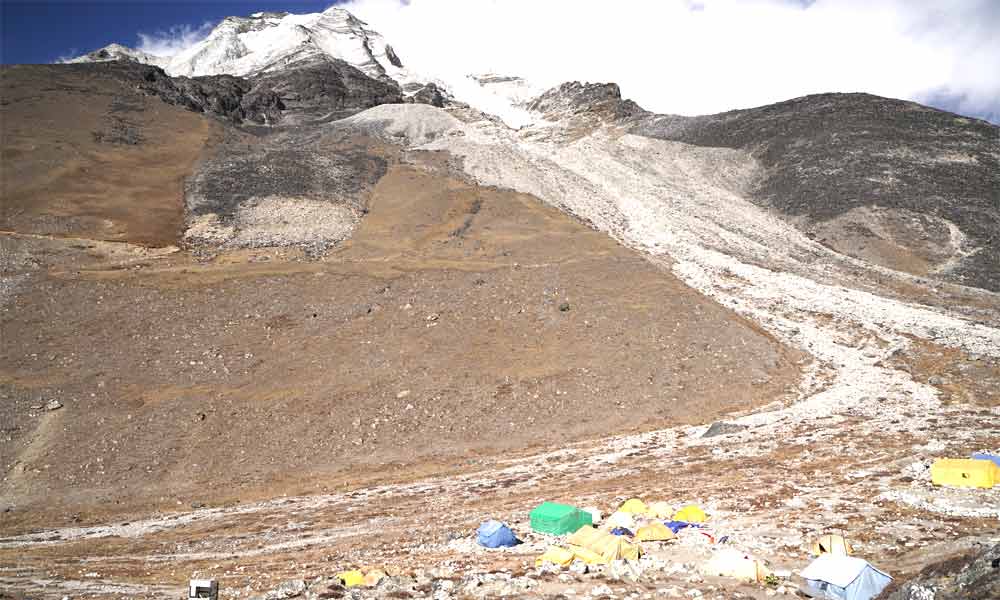 From Khare Mera and Island Peak climbing