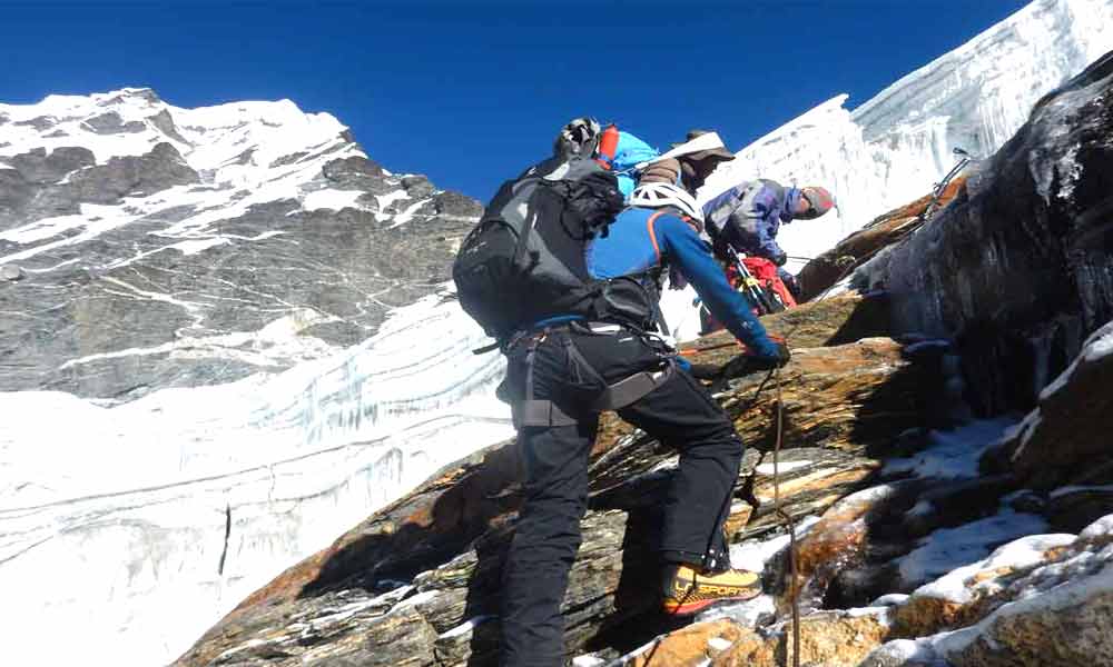 Lobuche and Island Peak climbing from Dingboche and Chhukung