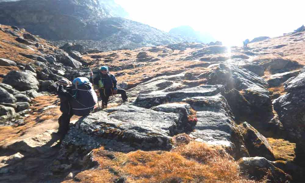 Sherpa guide porter hire from Lukla