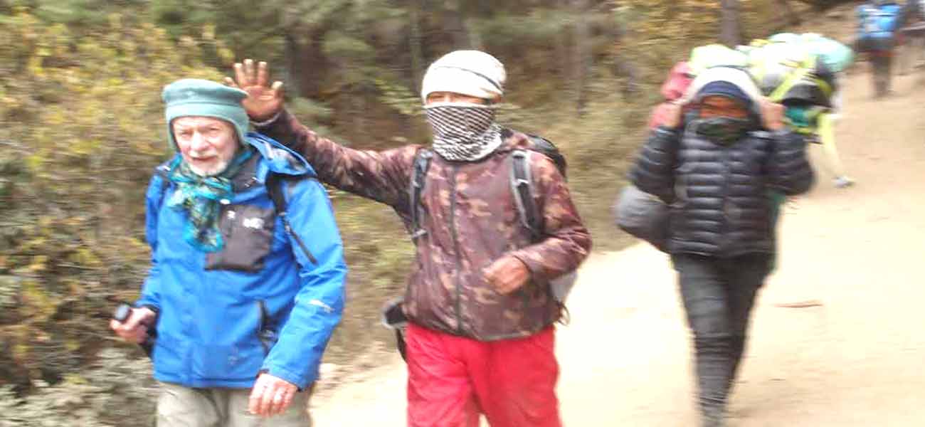 English-speaking Guide and porter hiring from Lukla
