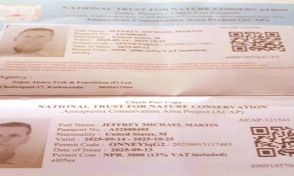 Food, Accomodaition and permits.