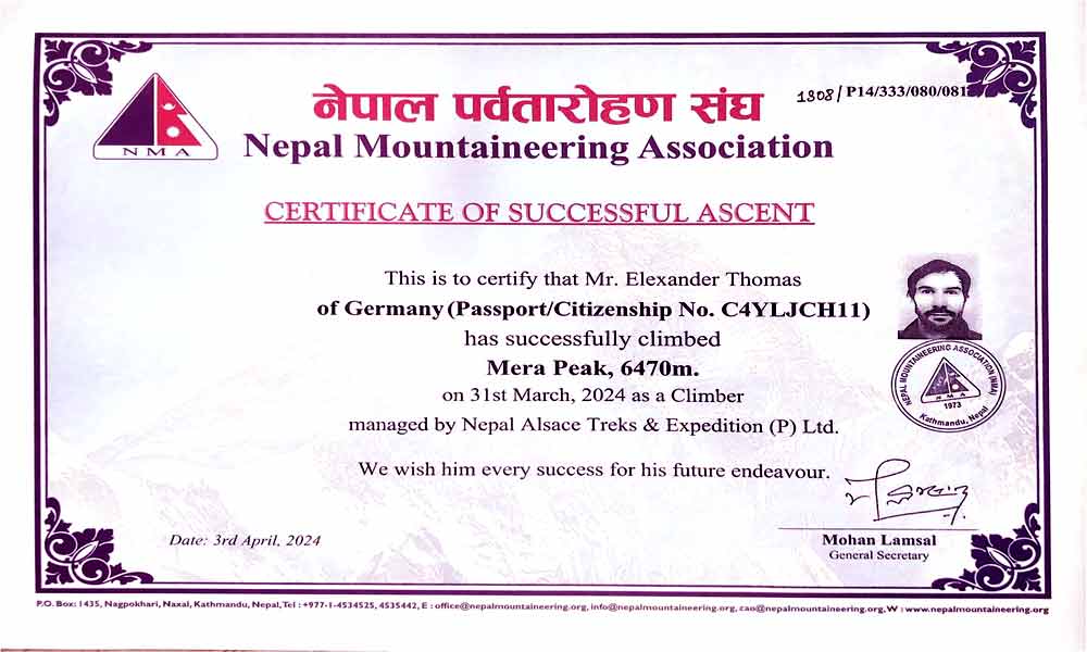 Food, Accomodaition and permits.