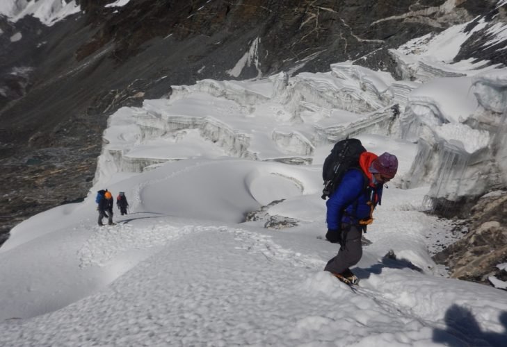 Detail itinerary from Chhukung to Island peak climbing